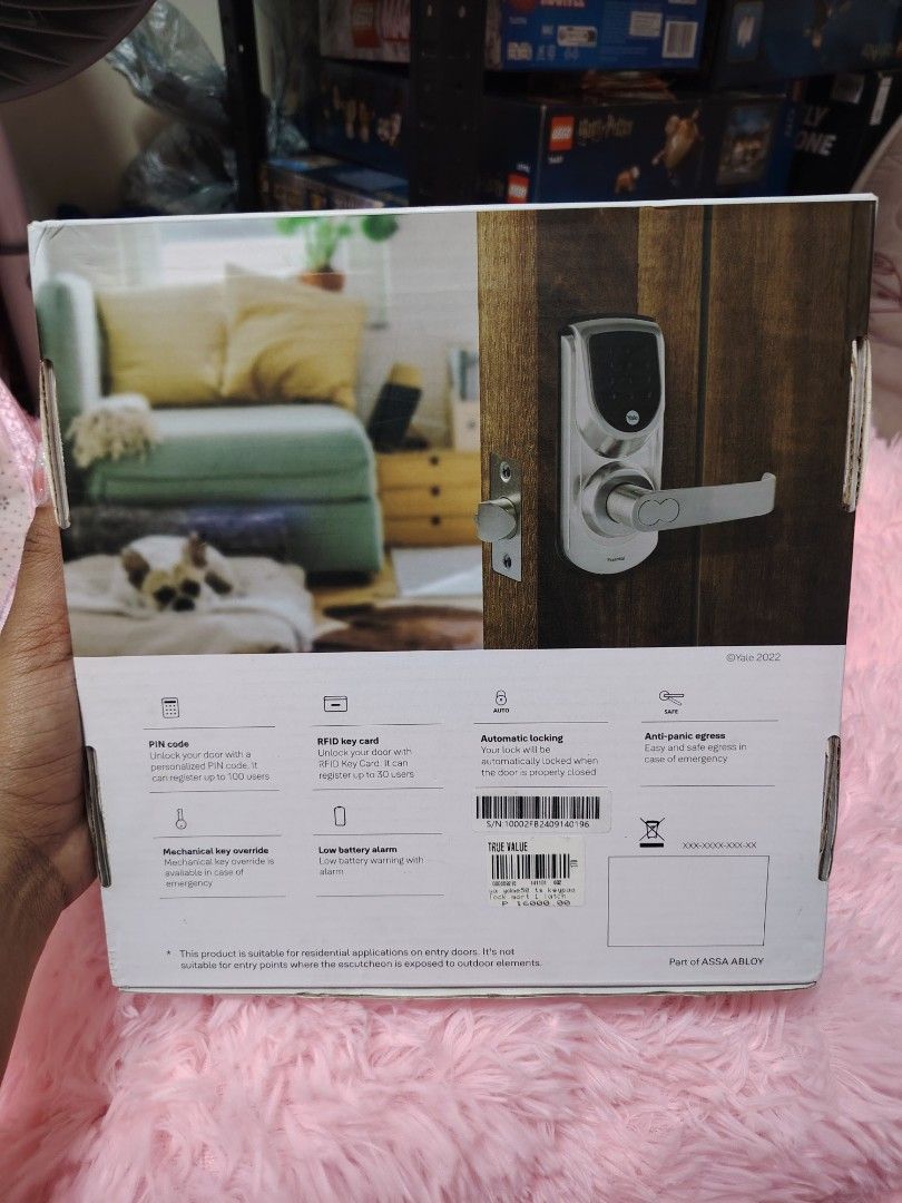 YDME50 - SMART LOCK (Category: Locks, Doors & Gates) located in Mandaluyong City. Submitted by twovv (Listing ID 1470542067, Image 2). Description: Brand new Sealed BELOW SRP..