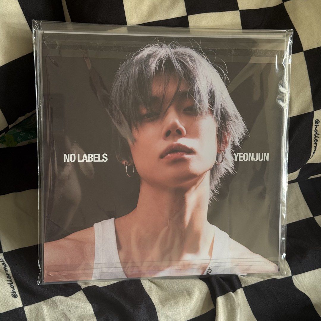 YEONJUN NO LABELS VINYL LP (Category: Art & Prints) located in Mandaluyong City. Submitted by getamplifiednow (Listing ID 1470364991, Image 2). Description: - Official YEONJUN No Labels photoprints - Set of 2 distinct double-sided portrait designs (Blond hair & Dark hair looks) - Condition: Mint, zero folds or bends - Stored safely inside clear plastic sleeves - Perfect addition to any MOA collection!.