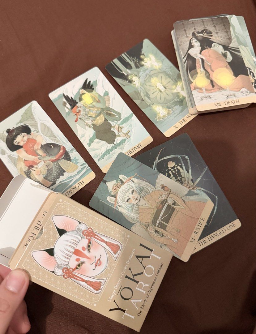 YOKAI TAROT CARDS (Category: Trading Cards Accessories) located in Taguig. Submitted by finds.market88 (Listing ID 1470363303, Image 2). Description: YOKAI TAROT CARDS 78 CARDS BNEW ON HAND 📸Actual item posted.