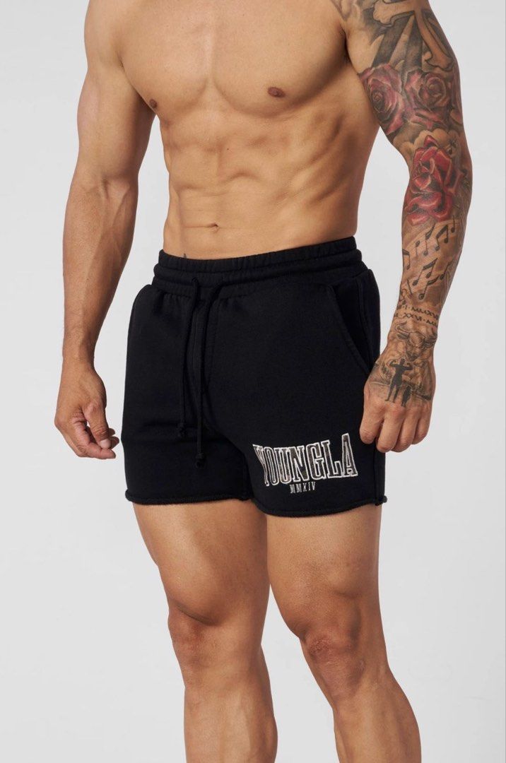 YOUNGLA Camo Collection Short (Category: Activewear) located in Bayombong. Submitted by rethreadsactivewear (Listing ID 1470497624, Image 1). Description: ON-HAND! READY TO SHIP! 🔥 YOUNGLA Tree Camou Short Black/Camou Medium Excellent condi 1599 only! The YOUNGLA Tree Camo Shorts blend outdoor-inspired utility with modern gym culture. Built for intense workouts, heavy lifting, or casual summer wear, they showcase a bold woodland tree camouflage 