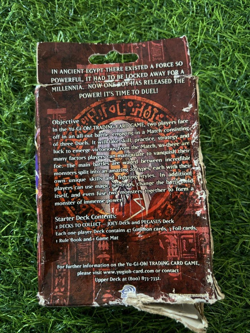 Yu-Gi-Oh Starter Deck Pegasus Booster Pack English (Category: Card Packs) located in Makati City. Submitted by rare_thrift_stuff (Listing ID 1470404410, Image 3). Description: - Classic Yu-Gi-Oh Starter Deck Pegasus (Box Only/Partial Set) - Includes original plastic tray - Comes with official rulebook version 3.0 - Includes a Change of Heart card - Ideal for collectors looking to restore or display early Yu-Gi-Oh history.