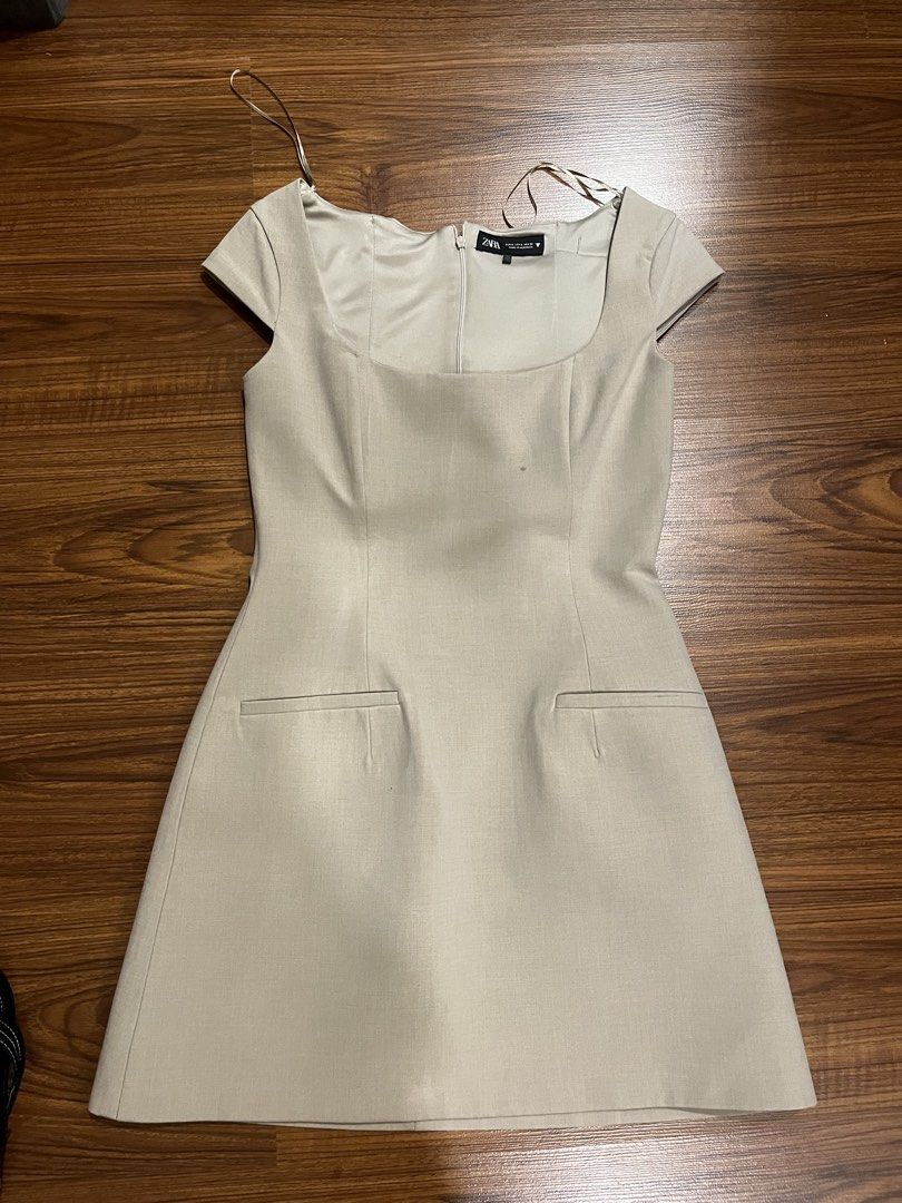 zara beige dress (Category: Dresses) located in Quezon City. Submitted by ichigohuh (Listing ID 1470495152, Image 1). Description: - size small - only used twice - bought for ₱2,495.