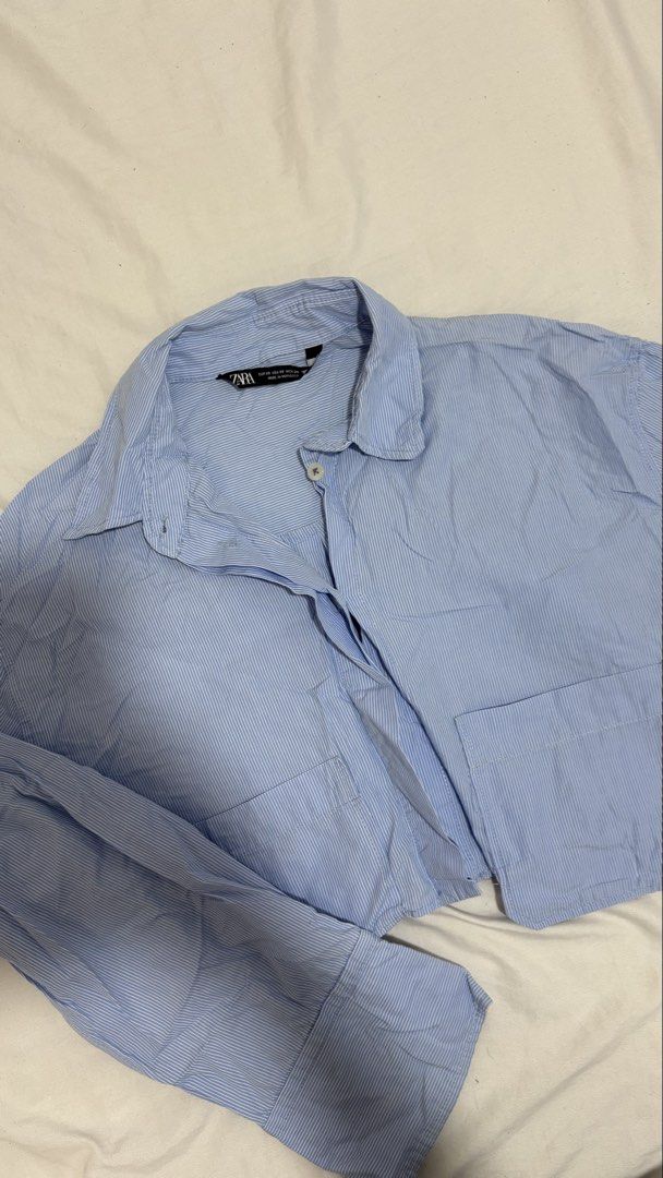 ZARA cropped longsleeves (Category: Longsleeves) located in Taguig. Submitted by krizy_makeyl (Listing ID 1470411214, Image 1). Description: -GCASH only:> -buyer will book the LALAMOVE thanks!.