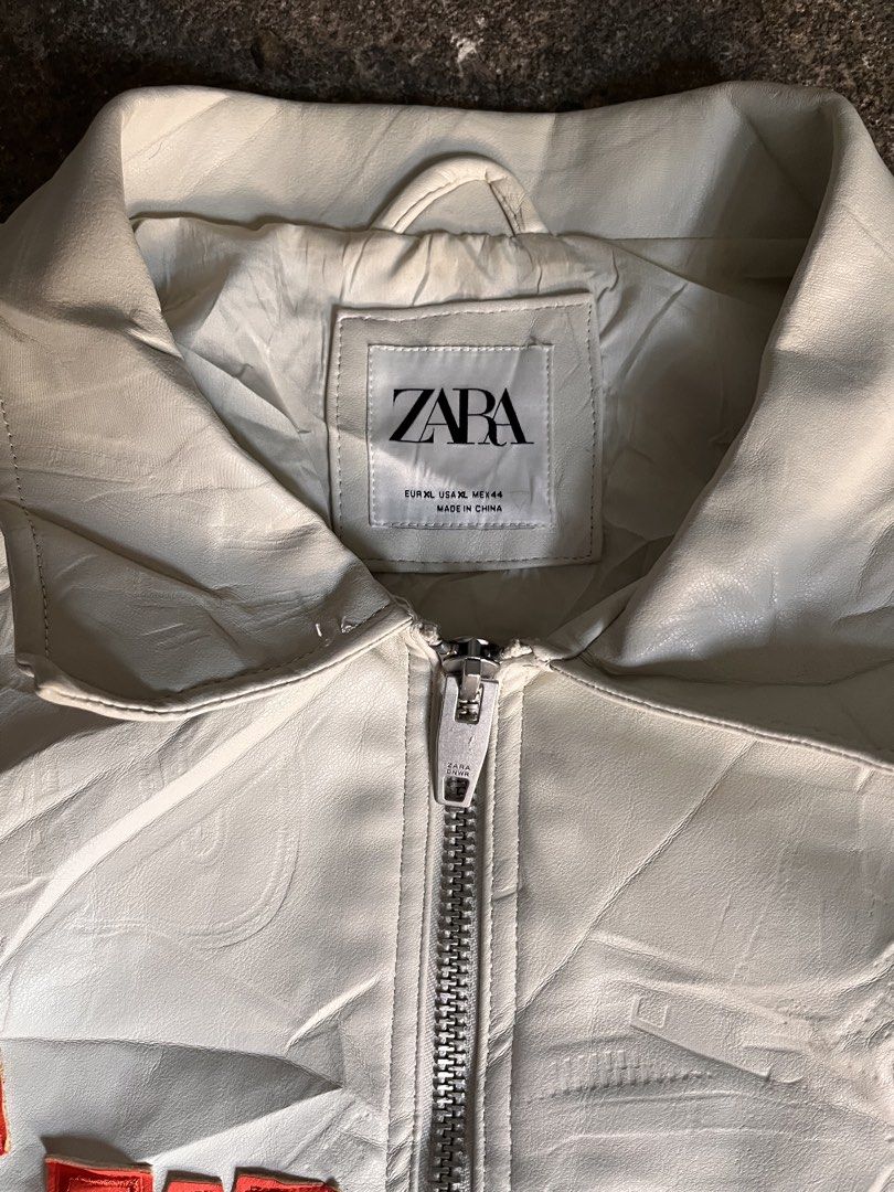 ZARA LEATHER JACKET (Category: Activewear) located in Manila. Submitted by jimsuron (Listing ID 1470403170, Image 2). Description: .