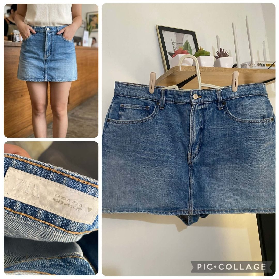 Zara skort denim XL (Category: Skirts) located in Mabalacat. Submitted by fromdarchive (Listing ID 1470375517, Image 1). Description: .