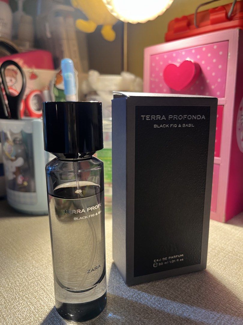 Zara Terra Profonda Black Fig & Basil Edp |30 (Category: Fragrance & Deodorants) located in Taguig. Submitted by madeasoncloset (Listing ID 1470442612, Image 2). Description: ✅ 90% Juice Left Bought 1295 New Released Unisex EDP perfume of Zara 💕 It is Woody Aromatic unisex fragrance launched in 2026 as part of The Art of Becoming collection, created in collaboration with renowned perfumer Jo Malone CBE.
