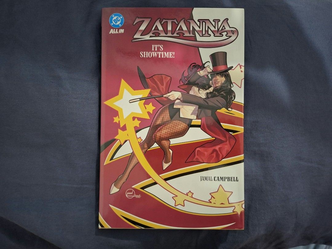 Zatanna It's Showtime! Hardcover TPB (Category: Comics & Manga) located in Cavite. Submitted by luismdg (Listing ID 1470553574, Image 1). Description: - Title: Zatanna: It's Showtime (DC All In) - read only once.