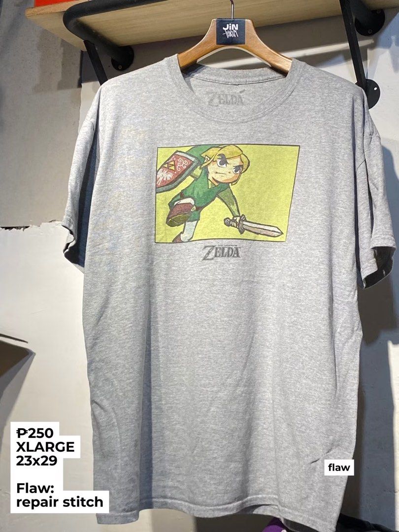 Zelda Shirt (Category: Tshirts & Polo Shirts ) located in Bocaue. Submitted by jintanthrift (Listing ID 1470443052, Image 1). Description: Details on pic . . . . . random tags: graphic shirt, graphic tee, gaming shirt, gaming tee.