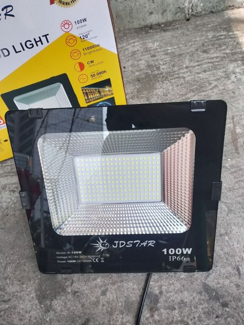 100 watts Flood Light Day Light Color (6500k) (Category: Home Improvement Tools & Accessories) located in Manila. Submitted by 09171479278_elsie. (Listing ID 1470582686, Image 2). Description: 100 watts Flood Light Day Light Color (6500k).