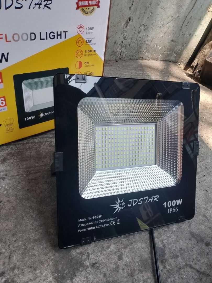 100 watts Flood Light Day Light Color (6500k) (Category: Home Improvement Tools & Accessories) located in Manila. Submitted by 09171479278_elsie. (Listing ID 1470582686, Image 3). Description: 100 watts Flood Light Day Light Color (6500k).