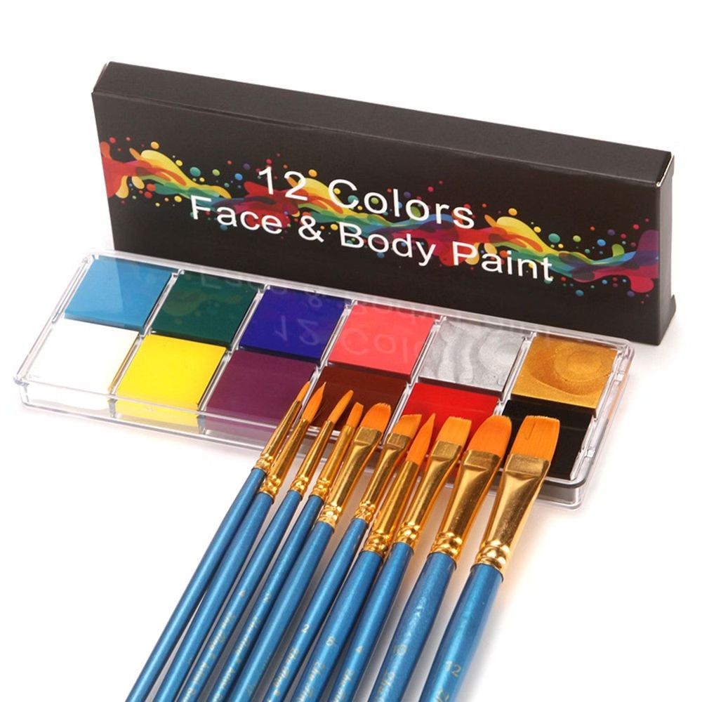 12 FLASH COLORS + BRUSHES INCLUDED! 🎀 (Category: Makeup) located in Manila. Submitted by malianman (Listing ID 1470564925, Image 3). Description: 🎨🌈✨ 𝐌𝐀𝐘𝐃𝐄𝐀𝐑 𝟏𝟐 𝐂𝐎𝐋𝐎𝐑𝐒 𝐅𝐀𝐂𝐄 & 𝐁𝐎𝐃𝐘 𝐏𝐀𝐈𝐍𝐓𝐈𝐍𝐆 𝐊𝐈𝐓! ✨🌈🎨 🎀 12 FLASH COLORS + BRUSHES INCLUDED! 🎀 💖 Unleash your creativity with this colorful face painting kit! Perfect for kids, adults, makeup lovers, artists, cosplayers, and party enthusiasts! 🎭🎨 🎉 PERFECT FOR: 