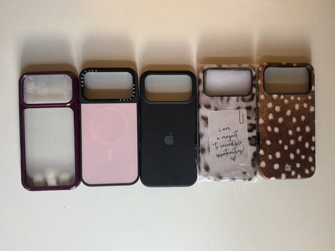 17/18PM CASES FOR SALE (Category: Cases & Sleeves) located in Mandaluyong City. Submitted by yokaaaaa__ (Listing ID 1470575760, Image 2). Description: 17/18PM CASES FOR SALE •All used once or fitted only (all in good condition) 📍manila / mandaluyong.