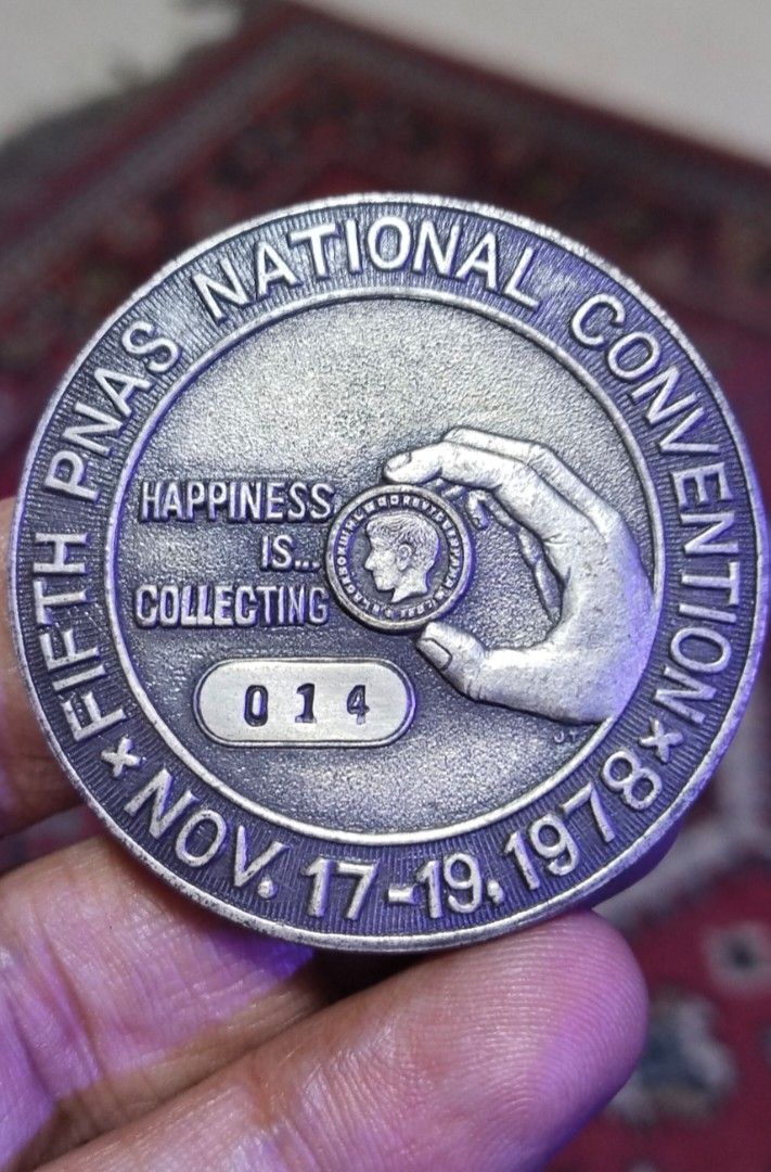 1978 PNAS Medal (Category: Vintage Collectibles) located in Manila. Submitted by wildcrystal.3b537c (Listing ID 1470570391, Image 1). Description: Unc cond.