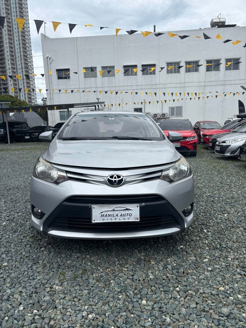 2014 Toyota Vios E (Category: Used Cars) located in Pasig City. Submitted by mad_cars (Listing ID 1470583878, Image 1). Description: 2014 TOYOTA VIOS E GAS AUTOMATIC TRANSMISSION ₱299,000 (AVAILABLE FOR FINANCING ZERO PERCENT PROCESSING FEE) Thermalyte 99tkms mileage Gasoline Engine Automatic Transmission 2 ending plate By the way, my name is SIR DAVID. Please look for me when you are here. I'll be the one to assist you po :) Address: Elements Ro