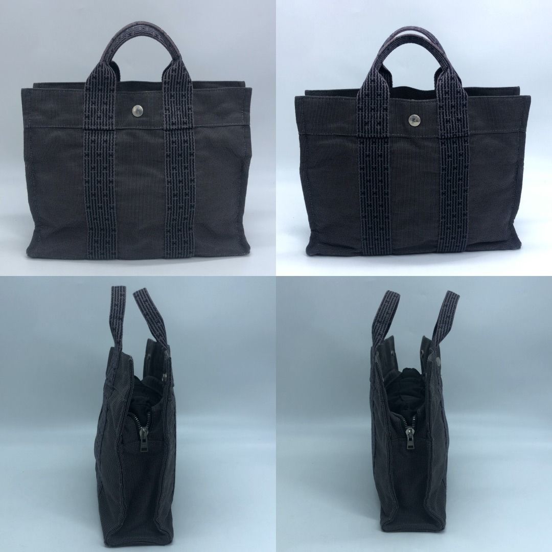 267010389 HERMES BAG HERLINE TOTE BAG (Category: Luxury Bags & Wallets) located in Taguig. Submitted by ecoring.ph (Listing ID 1470574890, Image 2). Description: ◆CONDITION: B- ◆DESCRIPTIONS: (Other defects/info:) OUTER: The body of has minimal stains, dirt, and rubs marks,and visible deformation, shows signs of use. The bottom and bottom corners has minimal stains, dirt, rubs marks, and visible signs of use. The top handle has minimal dirt, scuf