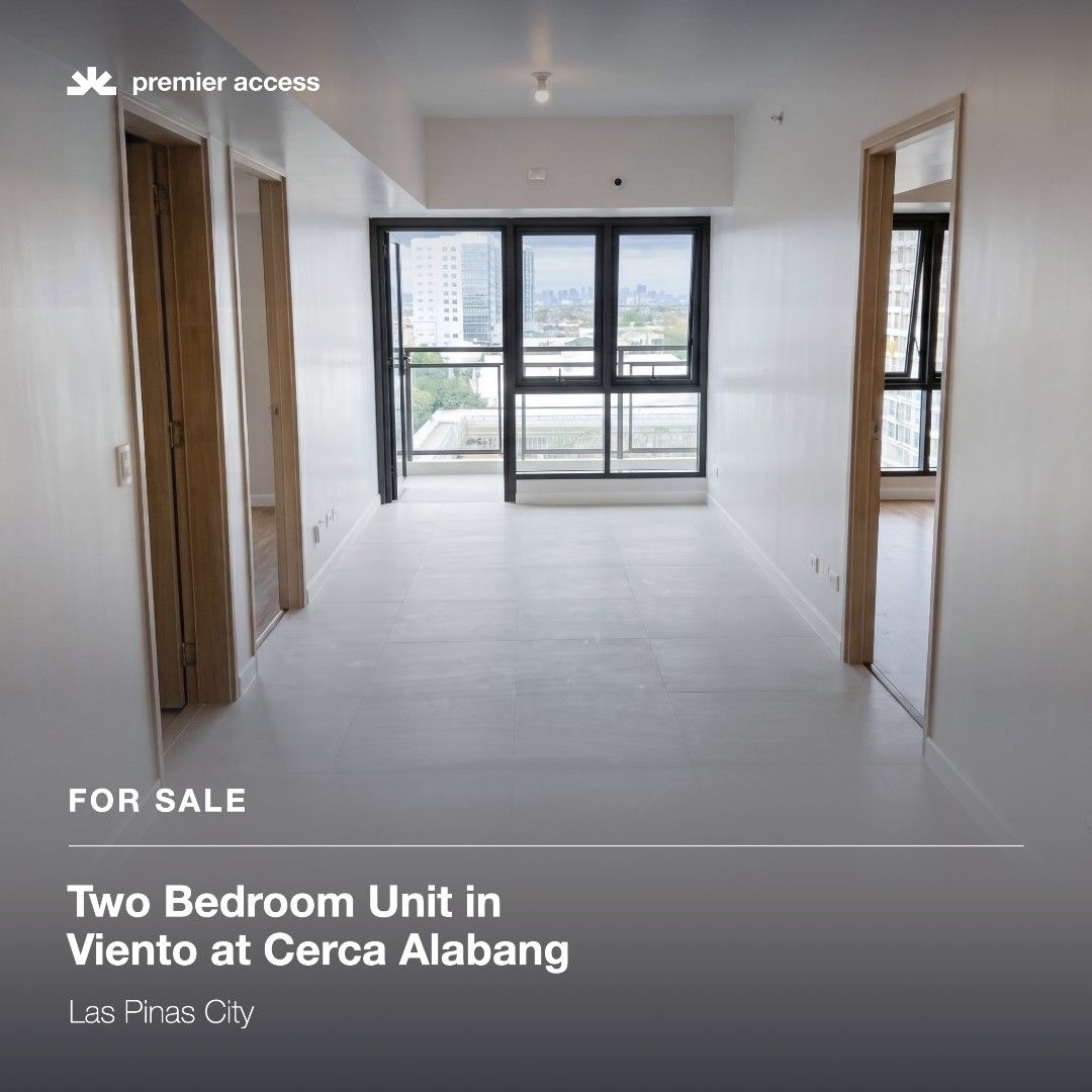 2BR in Viento, Cerca Alabang (Category: Apartments & Condos) located in Paranaque City. Submitted by maragamboa (Listing ID 1470663797, Image 1). Description: FOR SALE: Viento T1, Cerca Alabang 2BR 69 sqm PHP 17.2M FOR MORE INFORMATION: Mara Gamboa, REB REA PRC 0036038 • PRC 0013457 📞 09175184094.