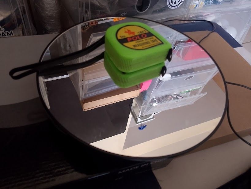 360 Degree Electric Turntable Rotating Display Stand (Category: Portable Music Players) located in Quezon City. Submitted by susmaryosep1 (Listing ID 1470669791, Image 2). Description: 360-degree electric rotating display stand. Great for product photography, collectibles, and showcasing items smoothly. Operates via USB power or batteries. Features bidirectional rotation and mirror-like reflective surface on top. Issue: may Issue. di na nag u-u t