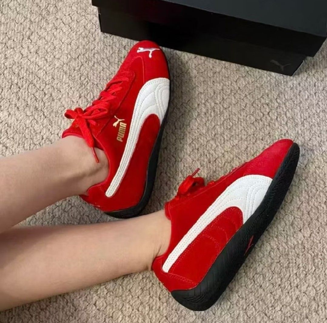 (38-39) Unisex Red Puma Shoes (Category: Sneakers) located in Manila. Submitted by littlenicsfinds (Listing ID 1470677325, Image 2). Description: 38-39.