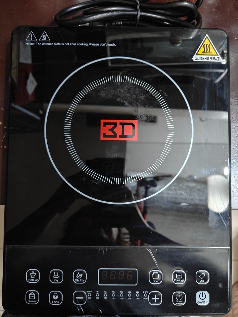 3D induction cooker (Category: Cookers) located in Quezon City. Submitted by mroxanneapit (Listing ID 1470665310, Image 2). Description: .