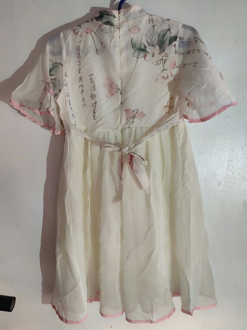 (8-10) Kids Hanfu (Category: Babies & Kids Fashion) located in Paranaque City. Submitted by closetbykimkirsten (Listing ID 1470634306, Image 2). Description: ✨𝗛𝗔𝗡𝗙𝗨✨ 🌻𝐂𝐨𝐧𝐝𝐢𝐭𝐢𝐨𝐧: Like New ⚡𝐖𝐨𝐫𝐤𝐢𝐧𝐠 𝐙𝐢𝐩𝐩𝐞𝐫 🌸𝐒𝐢𝐳𝐞: 8 to 10yrs old 🔅𝐈𝐧𝐜𝐡: L-29 / W-12 & half 🔺All Items are PRELOVED in good condition. 🔺Please do manage your expectations. 🔺WASH before USE‼️ 🔺BUY at your own RISK‼️ ❌NO RETURN, NO EXCHANGE POLICY❌ 🚫
