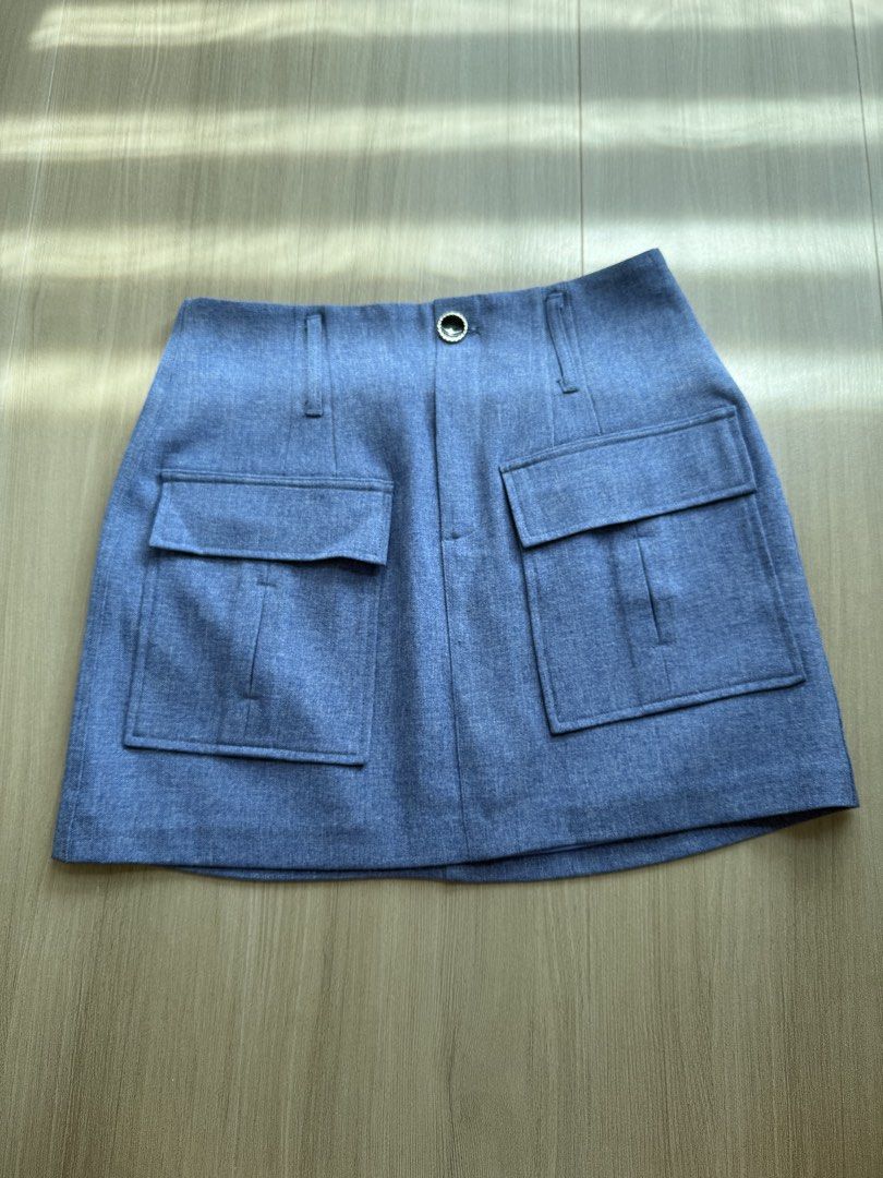 8 SECONDS cargo blue skort (Category: Skirts) located in Manila. Submitted by bella_boo (Listing ID 1470587602, Image 1). Description: have to sell by TODAY (tuesday) tags 🏷️: brandy melville, subdued, edikted, cotton on, stradivarius, bershka, pull and bear, zara, h&m, hnm.