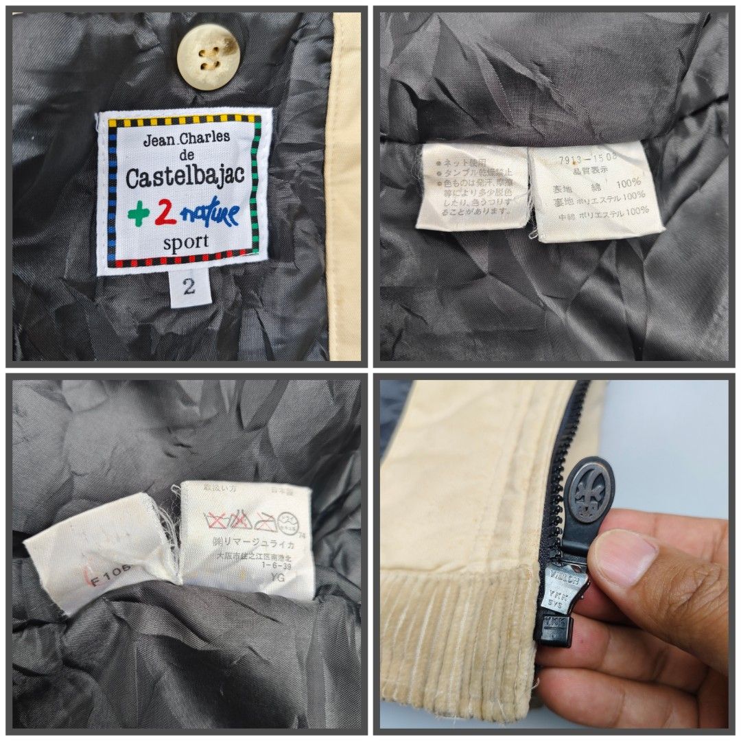 90's jean Charles de Castelbajac (size 2) (Category: Coats, Jackets and Outerwear) located in Baguio. Submitted by archival_thrifted.ph. (Listing ID 1470626736, Image 3). Description: FOR SALE‼️ .1990's JEAN CHARLES DE CASTELBAJAC .💯 AUTHENTIC .STILL IN GOOD CONDITION .ISSUE STAINS ALL OVER NOT SO VISIBLE .KINDLY CHECK EACH PHOTOS FOR DETAILS .SIZE 2 ON TAG .PHP 2500 PLUS SF .❌❌ COP/COD .MOP GCASH .COURIER J&T .BAGUIO AREA .DM FOR SURE BUYER TY.