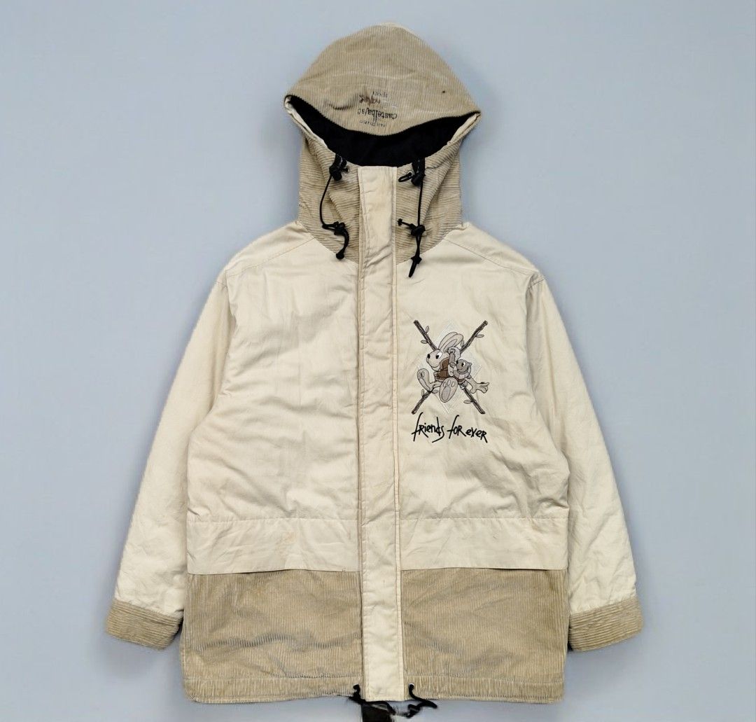 90's jean Charles de Castelbajac (size 2) (Category: Coats, Jackets and Outerwear) located in Baguio. Submitted by archival_thrifted.ph. (Listing ID 1470626736, Image 1). Description: FOR SALE‼️ .1990's JEAN CHARLES DE CASTELBAJAC .💯 AUTHENTIC .STILL IN GOOD CONDITION .ISSUE STAINS ALL OVER NOT SO VISIBLE .KINDLY CHECK EACH PHOTOS FOR DETAILS .SIZE 2 ON TAG .PHP 2500 PLUS SF .❌❌ COP/COD .MOP GCASH .COURIER J&T .BAGUIO AREA .DM FOR SURE BUYER TY.