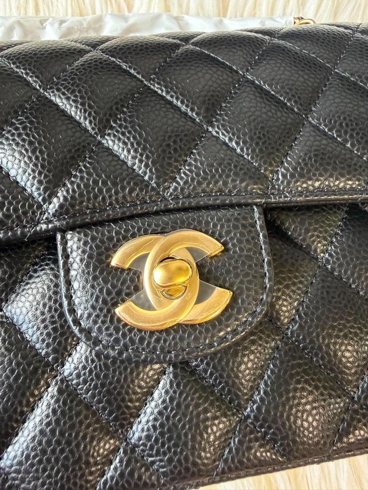 Chanel Classic Small Black Caviar GHW - 26******, Luxury, Bags ...