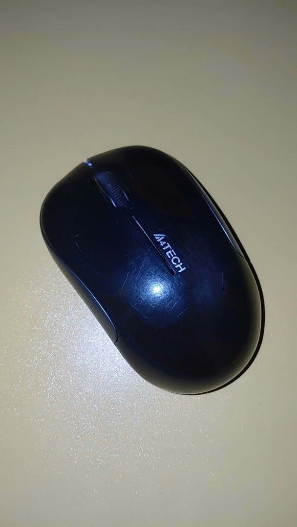 A4Tech G3-300N Wireless Mouse (Category: Mouse & Mousepads) located in Manila. Submitted by raestheticsells (Listing ID 1470701534, Image 1). Description: - Model: A4Tech G3-300N Optical Wireless Mouse - Color: Solid black with a sleek, glossy top surface - Design: Standard 3-button layout with a responsive scroll wheel - Condition: Clean appearance and 100% tested working - Power: COMES with free battery - without box ORIGINAL PRICE: P350 SELLIN