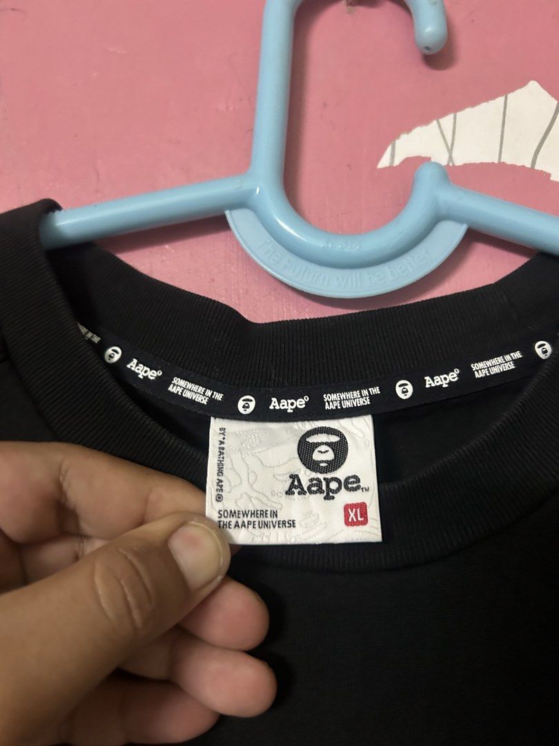 AAPE BLACK TANKTOPS EMBROIDERED DESIGN (Category: Activewear) located in Dasmarinas. Submitted by dnnr3rdyyyyy (Listing ID 1470695848, Image 3). Description: Size XL on tags 9.5/10 color rate No Major Issues Good Condition Authentic/Legit All goods Neckline Unique Designs .
