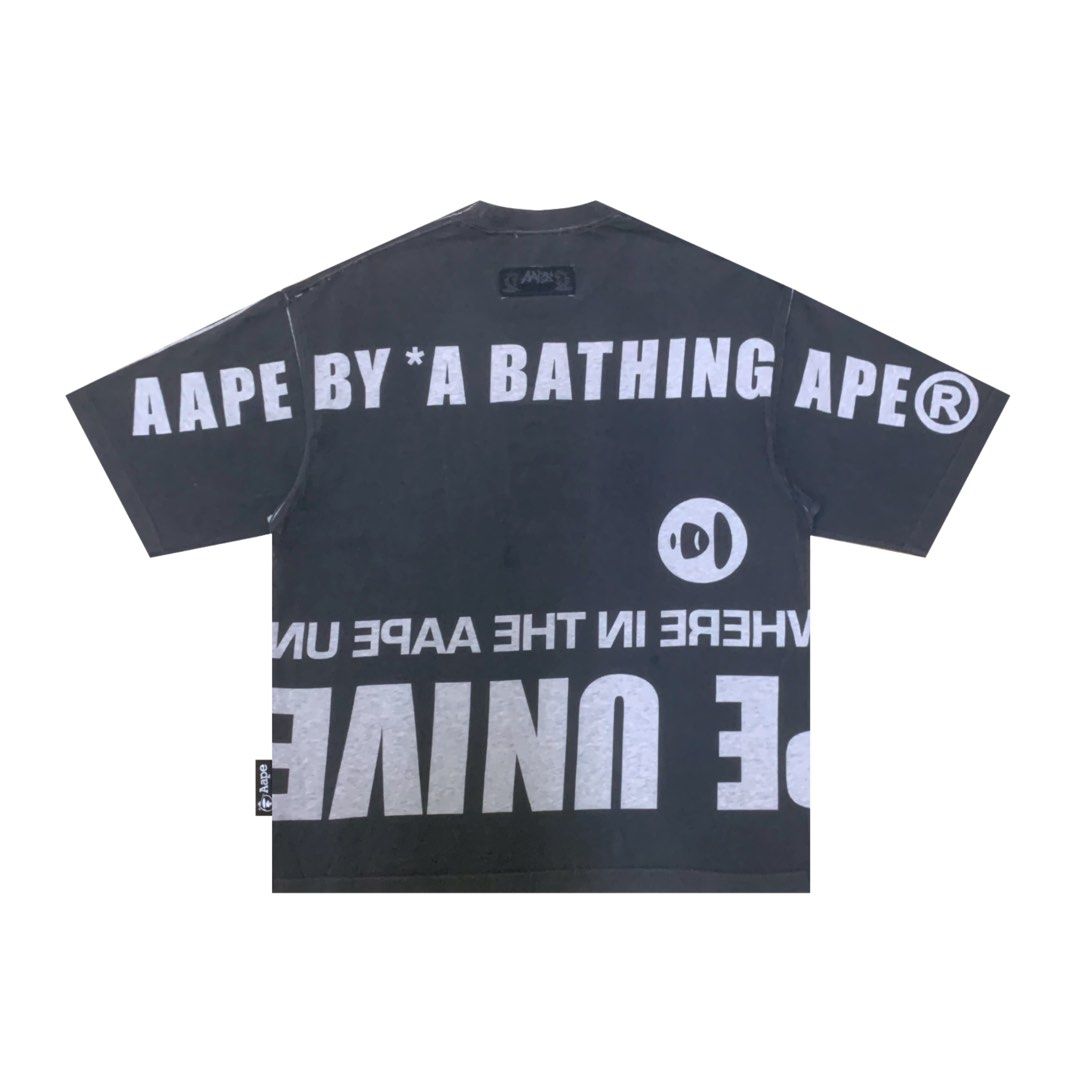 AAPE WASHED TEE (Category: Tshirts & Polo Shirts ) located in Manila. Submitted by scarlett_hope (Listing ID 1470611201, Image 2). Description: A•PE BIG SPELL OUT WASHED TEE L: 28.5 W: 22.5 Color rate: 9.9/10 Condition: Excellent Price: 📩📩📩 📍Manila.