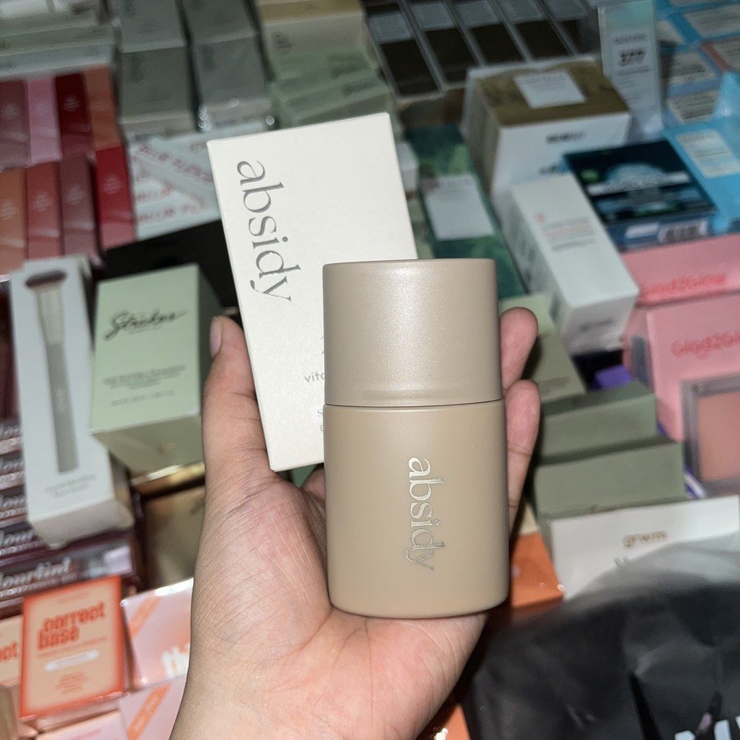 ABSIDY VITAL BLUR SKIN TINT (Category: Makeup) located in Manila. Submitted by mjaneeeeeyy (Listing ID 1470654144, Image 1). Description: if I am unable to reply, please send me a message here: 0936-0555-793 °❀⋆.ೃ࿔*:･ ✩₊˚.⋆☾⋆⁺₊✧ ABSIDY VITAL BLUR FILTER SKIN TINT SRP: ₱645 SELLING: ₱299 EACH SHADES: ✨ 0N fair neutral ✨ 1N light neutral ✨ 1.5N light med neutral ✨ 1.5W light med warm ✨ 2N med neutral ✨ 2NW med neutral warm 🌸 brand new & authentic 