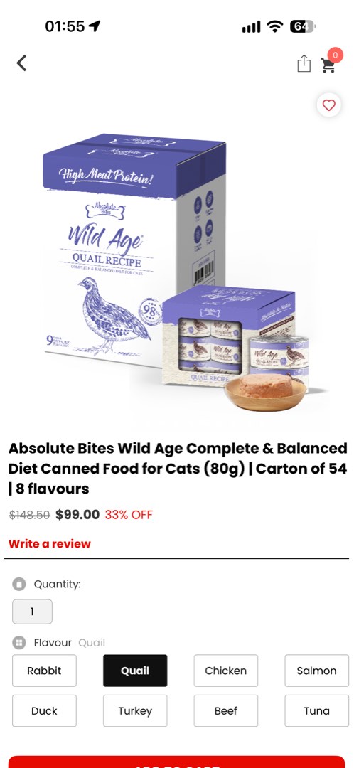 Absolute Bites Wild Age Complete & Balanced Canned Food for Cats, Pet ...
