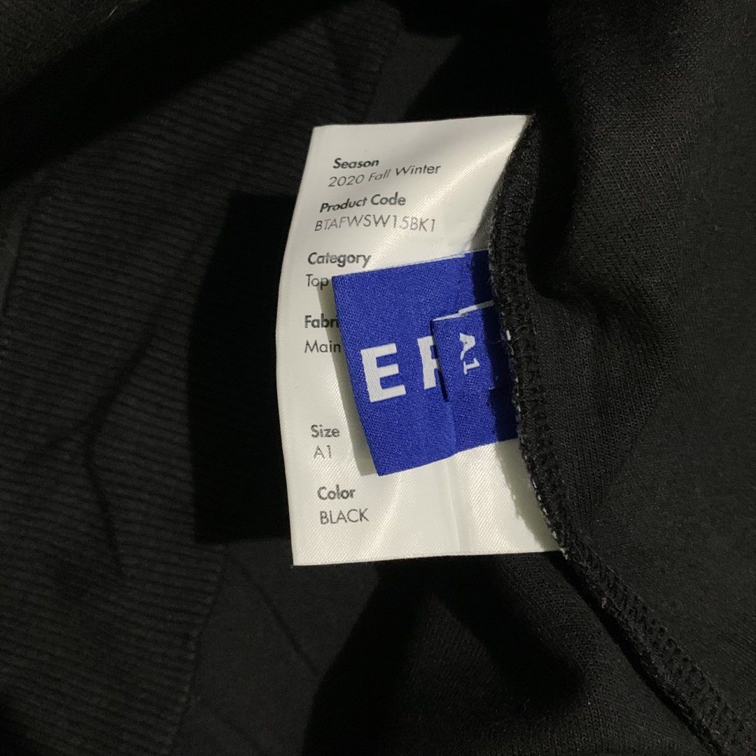 ADERERROR archive sweatshirt (Category: Luxury Apparel) located in Davao. Submitted by jandyfuert21303 (Listing ID 1470683484, Image 3). Description: Good as new condition Crewneck No issues 10/10 Embroidered logo design 22.5x29.