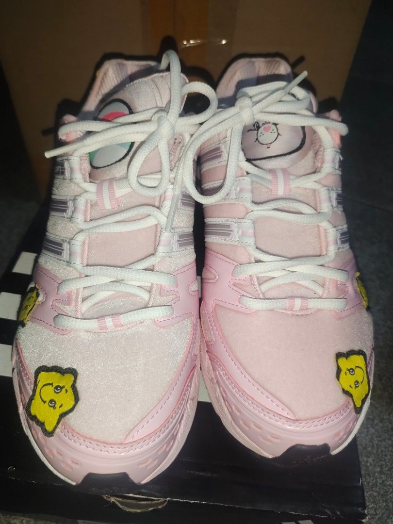 Adidas Adistar Control 5 W Care Bears Pink (Category: Sneakers) located in Manila. Submitted by arniegay (Listing ID 1470567191, Image 1). Description: - Brand: Adidas x Care Bears - Model: Adistar Control 5 - Color: Pink with white laces - Size: US 8.5 / UK 7 / FR 40 2/3 - Condition: Comes in original shoebox rfs: needs bigger size selling g very low .