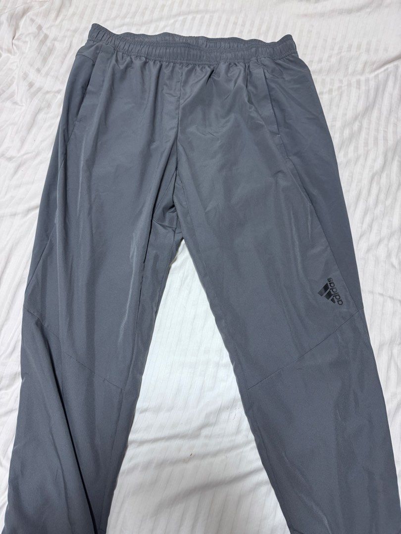 Adidas Aeroready Men’s Training Pants 2XL (Category: Activewear) located in Makati City. Submitted by officegirl888 (Listing ID 1470668900, Image 2). Description: For pick up in Salcedo Village - Length: 42 inches - width: 38 inches (garterized with adjustable drawstring) - with side pocket with zipper - lightweight material .