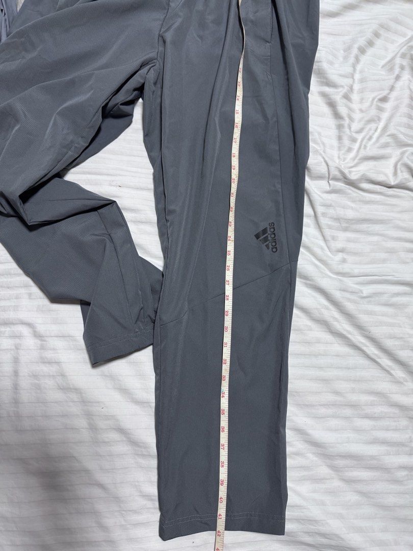 Adidas Aeroready Men’s Training Pants 2XL (Category: Activewear) located in Makati City. Submitted by officegirl888 (Listing ID 1470668900, Image 3). Description: For pick up in Salcedo Village - Length: 42 inches - width: 38 inches (garterized with adjustable drawstring) - with side pocket with zipper - lightweight material .