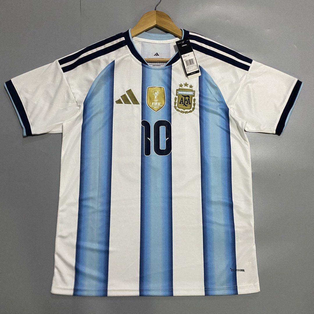 Adidas Afa Messi Jersey (Category: Formal Shirts) located in San Jose del Monte. Submitted by edmarkvillanueva (Listing ID 1470661857, Image 2). Description: Length 29 Width 21.5 Size on tag: Large Flaws: None Color rate: 9.8/10.