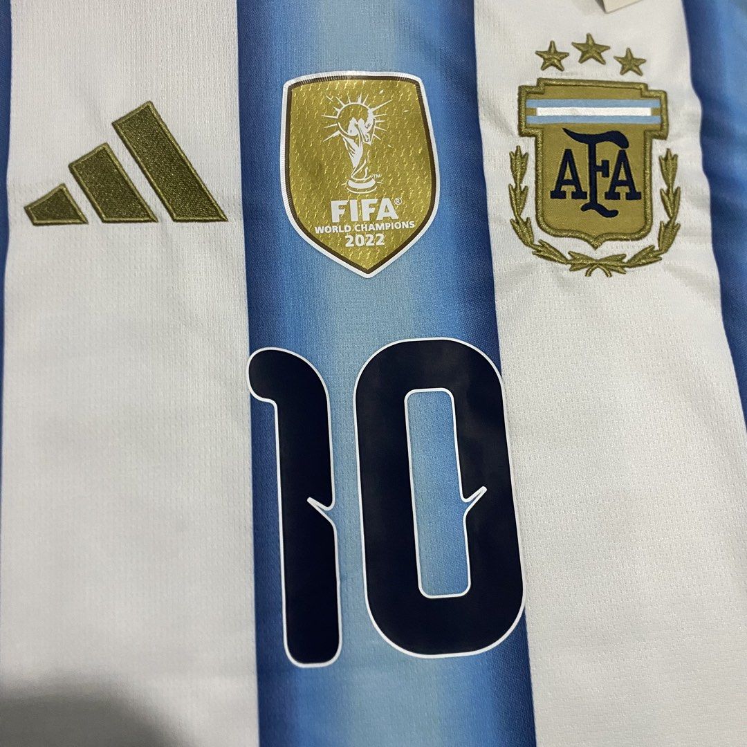 Adidas Afa Messi Jersey (Category: Formal Shirts) located in San Jose del Monte. Submitted by edmarkvillanueva (Listing ID 1470661857, Image 3). Description: Length 29 Width 21.5 Size on tag: Large Flaws: None Color rate: 9.8/10.