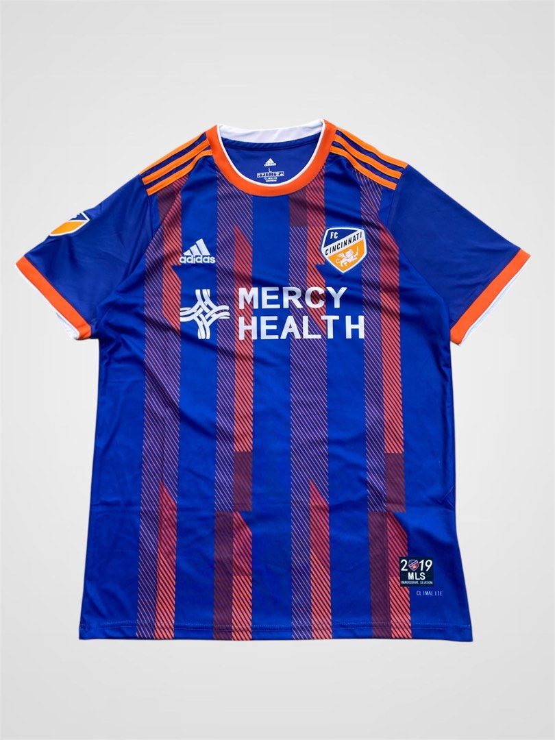 Adidas Cincinnati (Category: Tshirts & Polo Shirts ) located in Bauang. Submitted by thriftydetrese (Listing ID 1470668072, Image 1). Description: Adidas FC Cincinnati 2019 Cincinnati Soccer Jersey Size Large W- 22 L-29 No issue Excellent Condition .