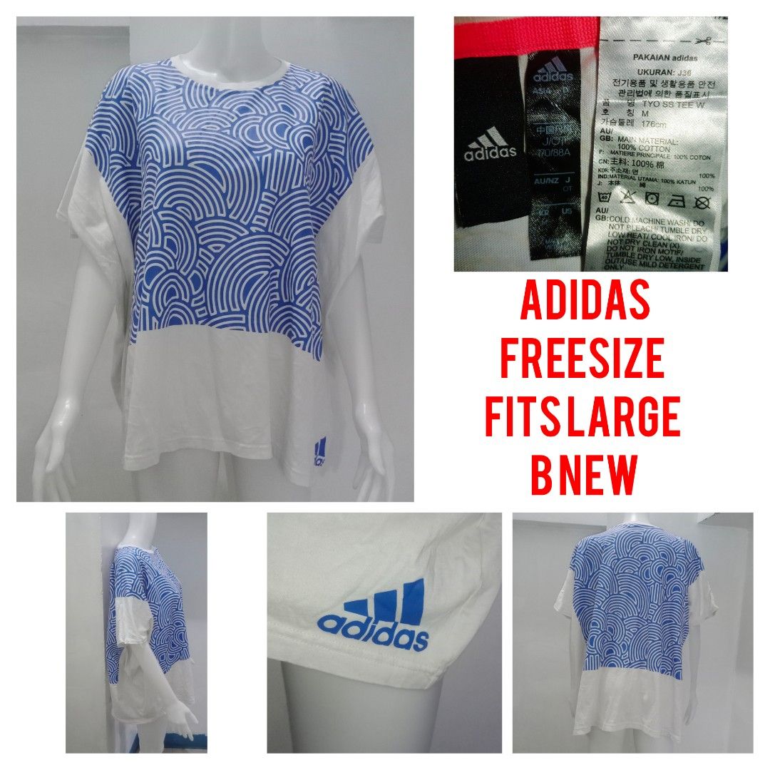 Adidas Freesize Tops (Category: Shirts) located in Manila. Submitted by shoekendi (Listing ID 1470739869, Image 1). Description: looks new.
