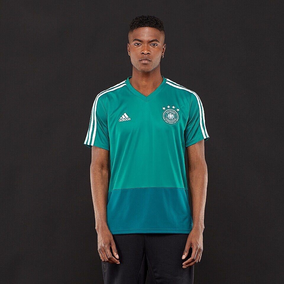 Adidas Germany Training Shirt (Category: Tshirts & Polo Shirts ) located in Solano. Submitted by solothrifting (Listing ID 1470574532, Image 2). Description: Adidas Germany Training Shirt Condition: 9/10 minor lints Size on tag: M Measurements in photos.