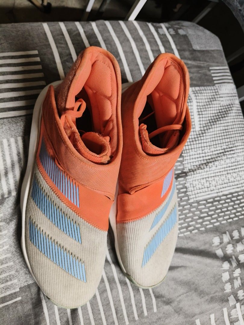 Adidas Harden B/E basketball (Category: Sneakers) located in Cavite. Submitted by sienne04 (Listing ID 1470561271, Image 3). Description: Used but not abused Adidas Harden B/E3 basketball shoes color orange original authentic adidas shoes all goods needs cleaning lng nastock kc sa cabinet sayang kaya benta nlng, selling price,2k free shipping na fixd price... .