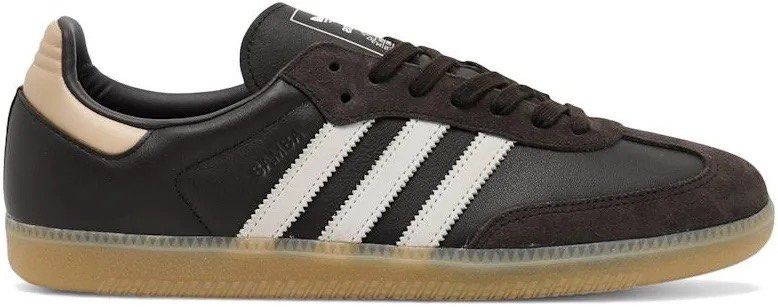 Adidas Samba Aurora Coffee Size M8.5/W10 (Category: Sneakers) located in Cabanatuan. Submitted by beautytrensshop (Listing ID 1470702887, Image 2). Description: - Brand/Model: Adidas Samba - Colorway: Aurora Coffee (Dark brown leather with white stripes and gum sole) - Size: Men US 8.5 / Women US 10 - Condition: Clean and ready to wear - Style: Versatile everyday sneakers that match any outfit.