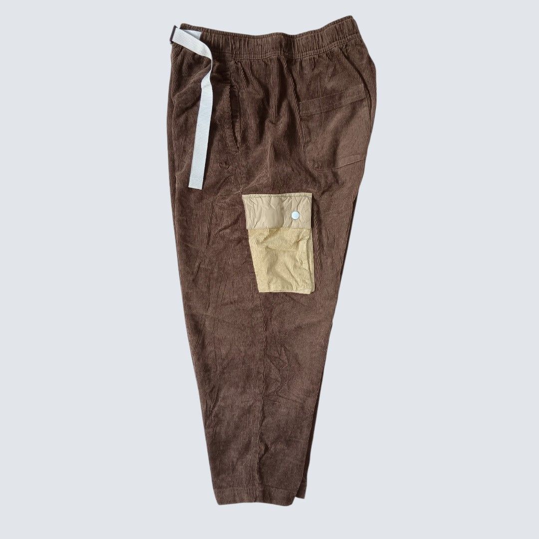 Adidas Side Pockets Cords Pants (Category: Luxury Apparel) located in Davao. Submitted by thriftbuddy (Listing ID 1470593473, Image 2). Description: waistline 30-34 length 35.5" leg opening 7.5" excellent near new 9.5/10 colorate minimal tiny dots see photos for details still presentable to wear.