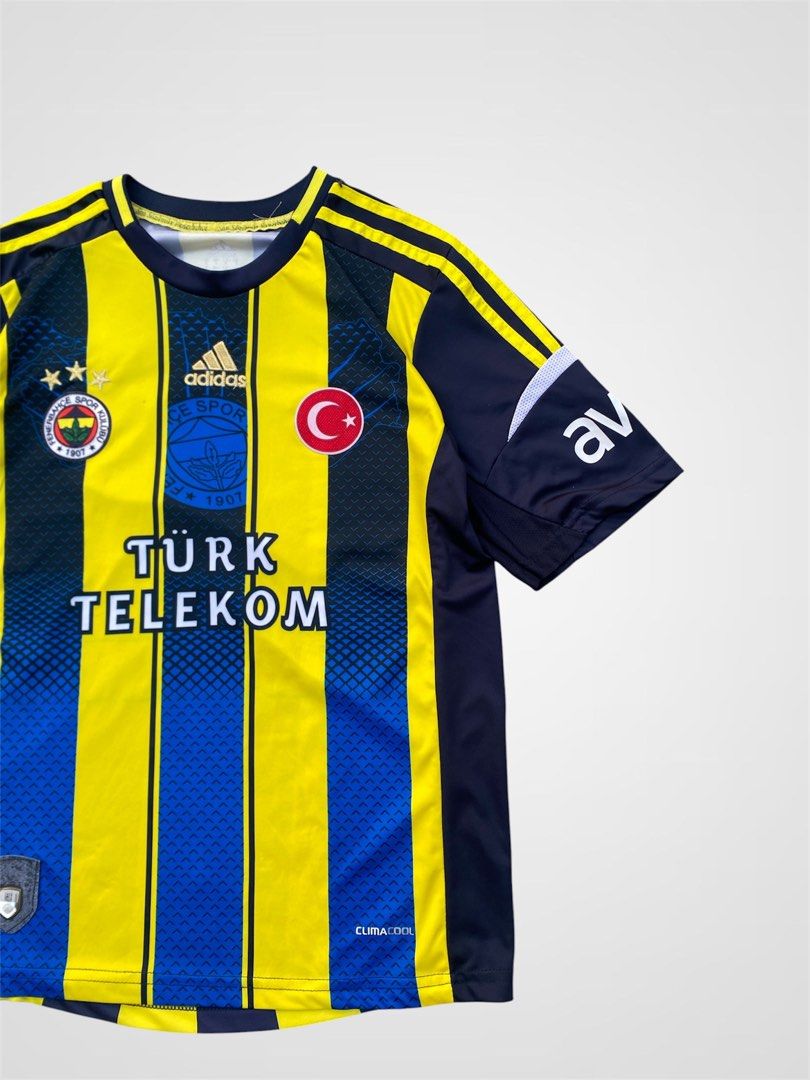 Adidas Turk (Category: Tshirts & Polo Shirts ) located in Bauang. Submitted by thriftydetrese (Listing ID 1470668506, Image 3). Description: Adidas Fenerbahce SK 2012/2013 Turk Telekom Soccer Jersey Size Medium W- 21 L- 27 Minimal sign of usage Good Condition .