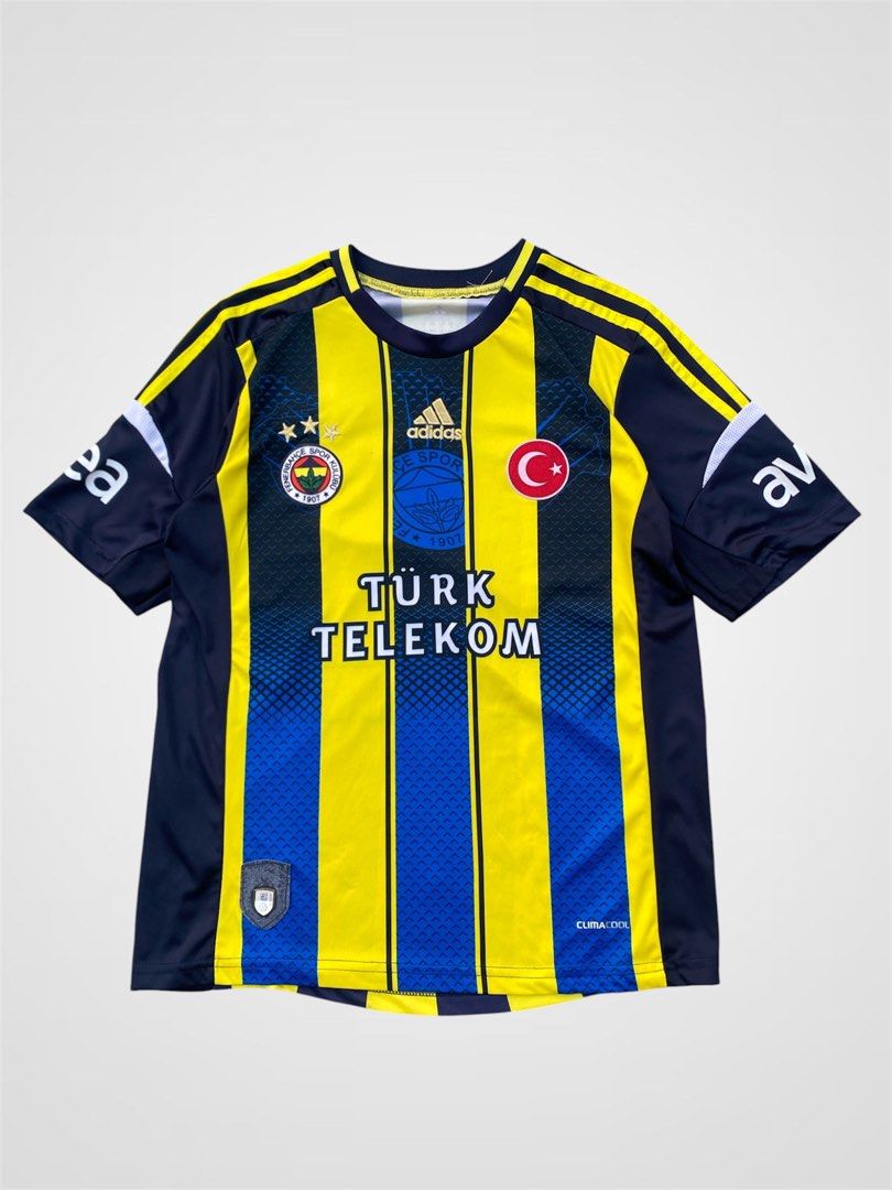 Adidas Turk (Category: Tshirts & Polo Shirts ) located in Bauang. Submitted by thriftydetrese (Listing ID 1470668506, Image 1). Description: Adidas Fenerbahce SK 2012/2013 Turk Telekom Soccer Jersey Size Medium W- 21 L- 27 Minimal sign of usage Good Condition .