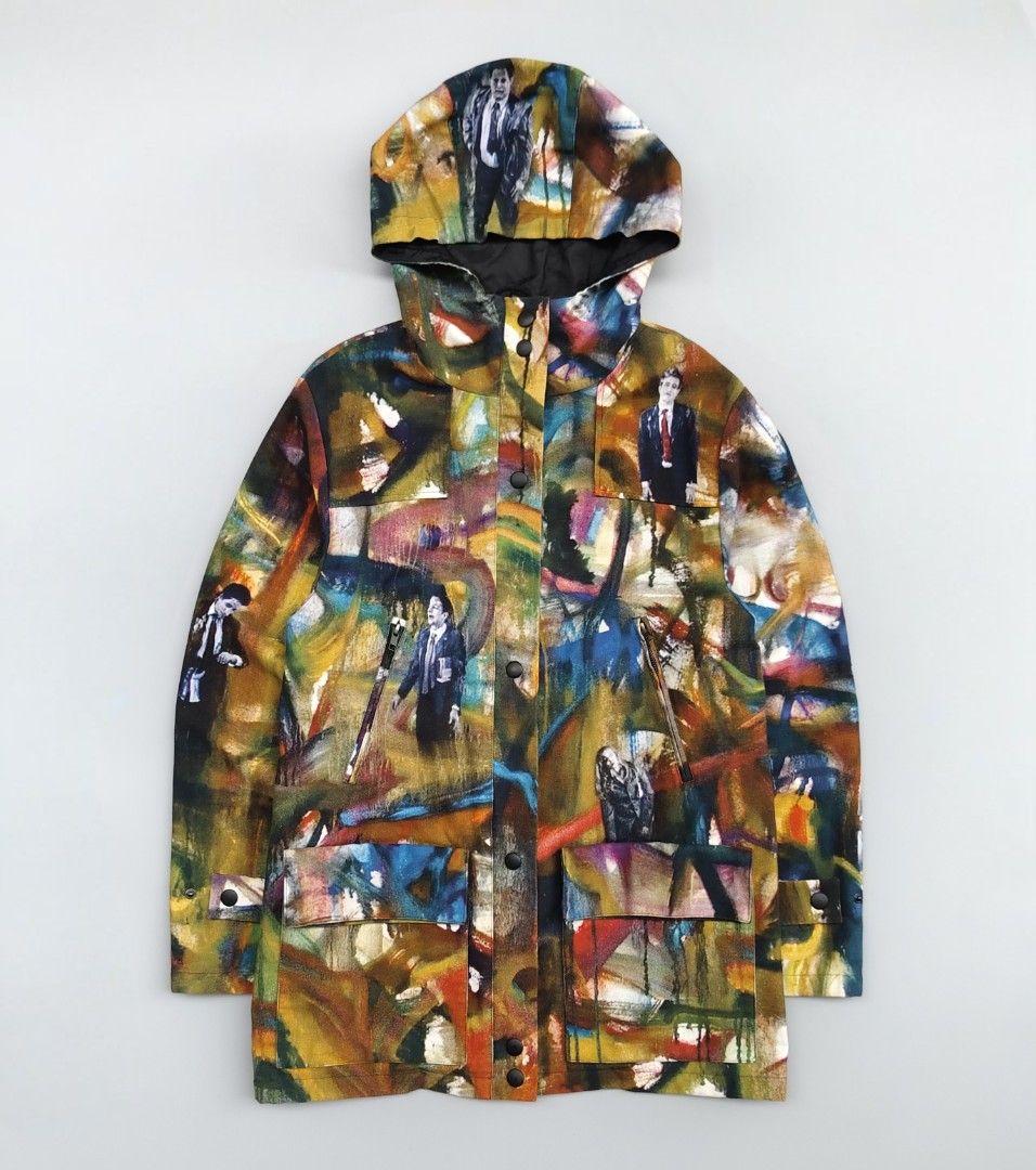 Agnès b. Jim shaw SPRING 2010 AOP parka (Category: Coats, Jackets and Outerwear) located in Baguio. Submitted by archival_thrifted.ph. (Listing ID 1470624601, Image 1). Description: FOR SALE‼️ .AGNÈS B. JIM SHAW SPRING 2010 AOP PARKA MENS JACKET .💯 AUTHENTIC . EXCELLENT CONDITION .SIZE 38 ON TAG .PHP 3500 PLUS SF .❌❌ COP/COD .MOP GCASH .COURIER J&T .BAGUIO AREA .DM FOR SURE BUYER TY.