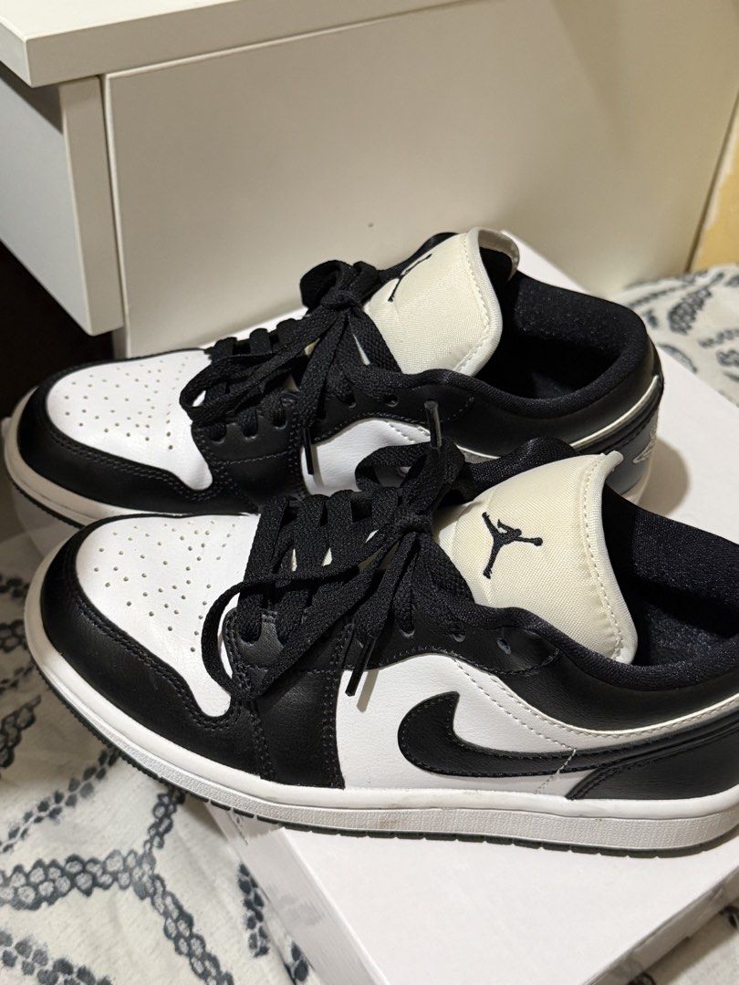 Air Jordan 1 Low Black White (Category: Sneakers) located in Muntinlupa City. Submitted by biancaagbscloset (Listing ID 1470724272, Image 3). Description: - Model: Air Jordan 1 Low - Colorway: Classic Black & White (Matches everything!) - Size: US 6 / EUR 36.5 - Condition: Worn a few times, minimal toe creasing - Soles: Clean with plenty of tread left - Perfect as an everyday rotation shoe - DM for inquiries or fast checkout.