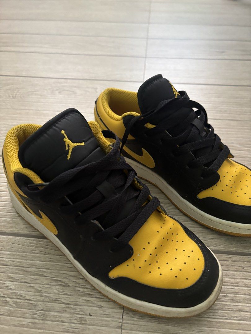 AIR JORDAN 1 low yellow ochre (Category: Looking For) located in Las Pinas. Submitted by lalaloopsy67 (Listing ID 1470630542, Image 1). Description: orig no box rfs:decluttering SIZE : US 4.5 Y.